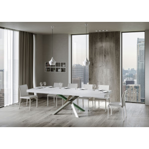Zoom Tavolo allungabile 200/304x90 cm Volantis Premium telaio Multicolore 4/A