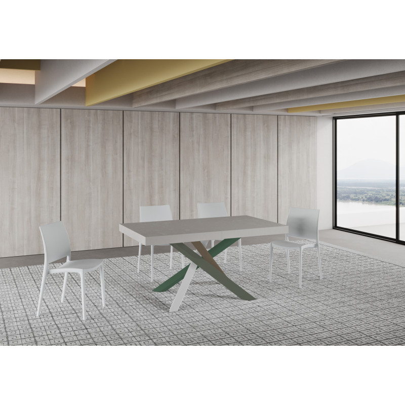 Tavolo allungabile 160/420x90 cm Volantis Premium telaio Multicolore 4/A