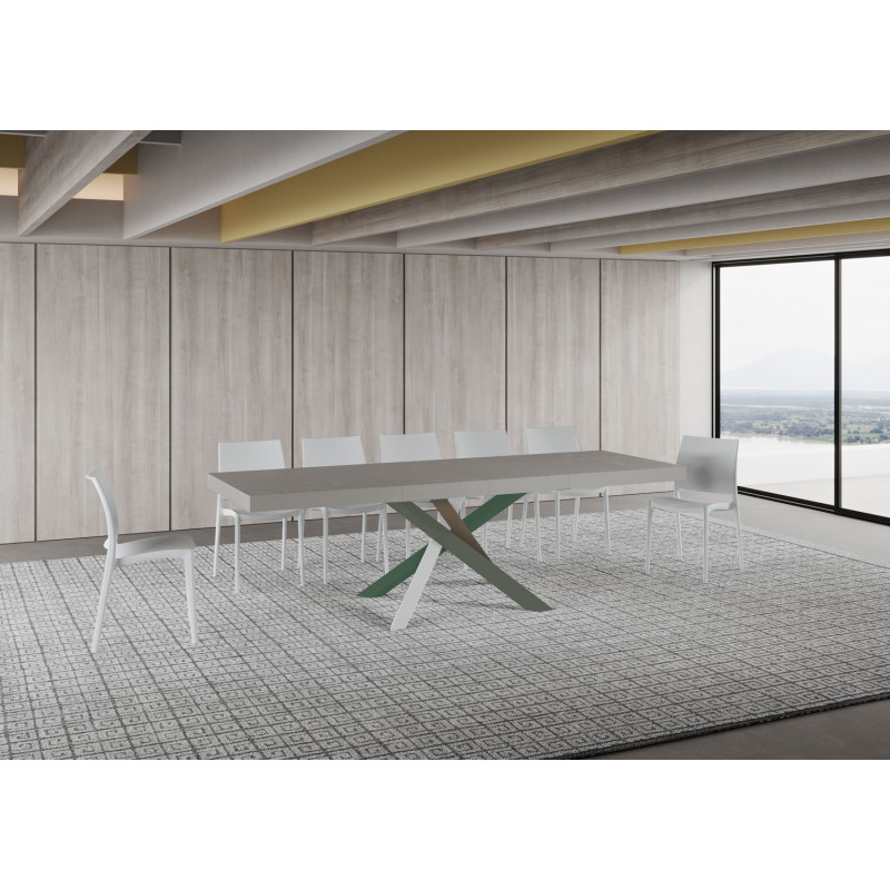 Tavolo allungabile 160/420x90 cm Volantis Premium telaio Multicolore 4/A