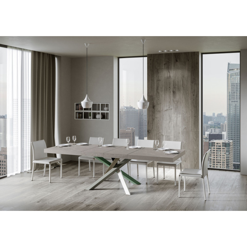 Tavolo allungabile 200/460x90 cm Volantis Premium telaio Multicolore 4/A