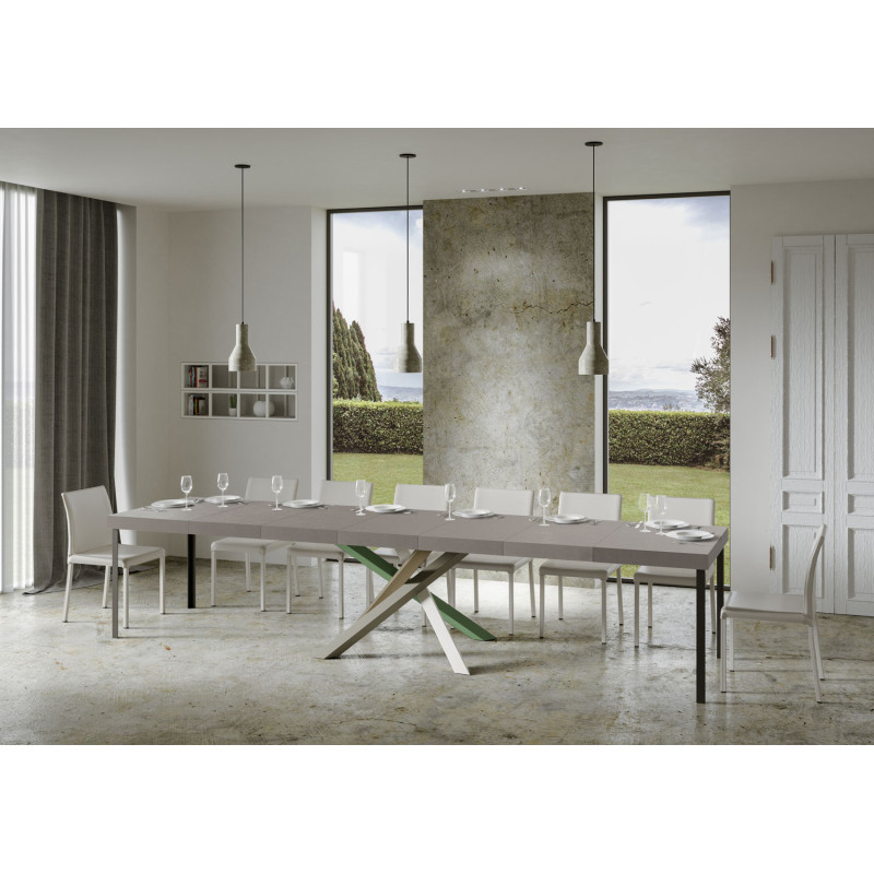 Tavolo allungabile 200/460x90 cm Volantis Premium telaio Multicolore 4/A