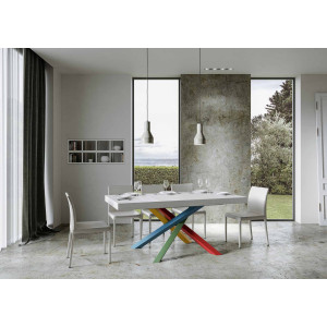 Tavolo allungabile 200/460x90 cm Volantis Premium telaio Multicolore 4/B