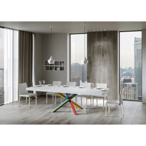 Zoom Tavolo allungabile 200/460x90 cm Volantis Premium telaio Multicolore 4/B