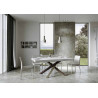 Tavolo allungabile 200/460x90 cm Volantis telaio Multicolore 4/C