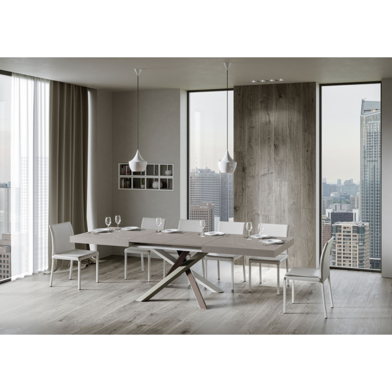 Tavolo allungabile 200/460x90 cm Volantis telaio Multicolore 4/C