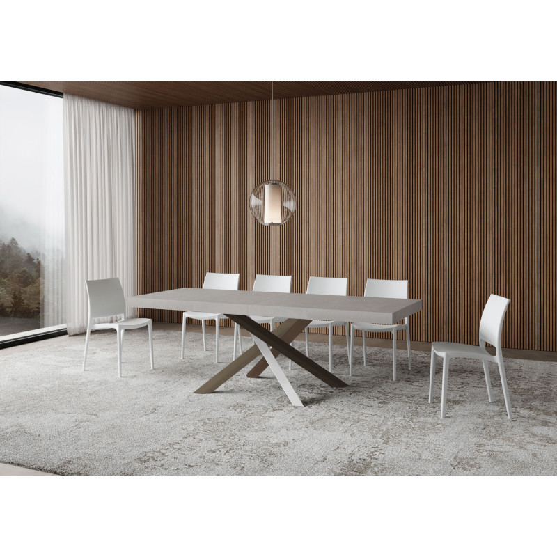Tavolo allungabile 120/380x90 cm Volantis Premium telaio Multicolore 4/C