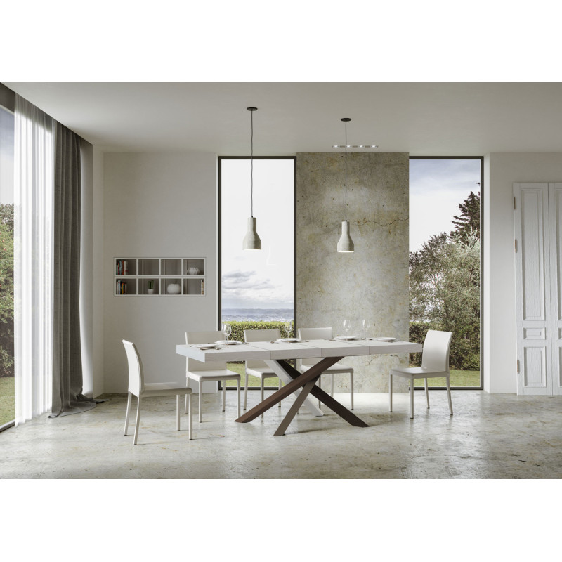Tavolo allungabile 130/390x90 cm Volantis Premium telaio Multicolore 4/C