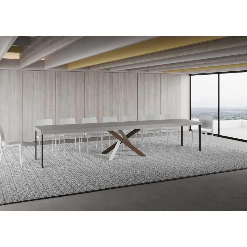 Tavolo allungabile 160/420x90 cm Volantis Premium telaio Multicolore 4/C