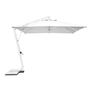 Ombrellone Moia quadrato 3,5x3,5 m palo laterale giardino