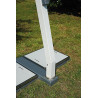 Ombrellone Moia quadrato 3,5x3,5 m palo laterale giardino