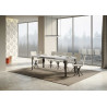 Tavolo allungabile 140/400x90 cm Paxon telaio Antracite