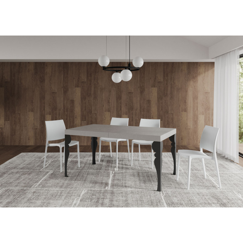 Tavolo allungabile 160/420x90 cm Paxon Premium telaio Antracite