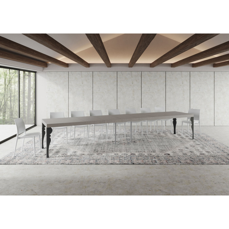 Tavolo allungabile 160/420x90 cm Paxon Premium telaio Antracite