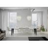 Tavolo allungabile 200/304x90 cm Flame telaio Antracite