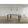 Tavolo allungabile 200/304x90 cm Flame telaio Antracite