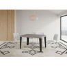 Tavolo allungabile 120/380x90 cm Flame telaio Antracite