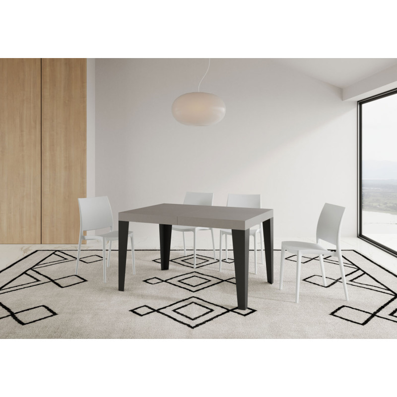Tavolo allungabile 120/380x90 cm Flame telaio Antracite