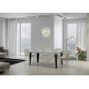 Tavolo allungabile 200/304x90 cm Flame Premium telaio Antracite