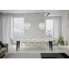 Tavolo allungabile 160/420x90 cm Flame Premium telaio Antracite