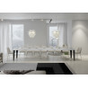 Tavolo allungabile 160/420x90 cm Flame Premium telaio Antracite