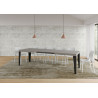 Tavolo allungabile 180/440x90 cm Flame Premium telaio Antracite