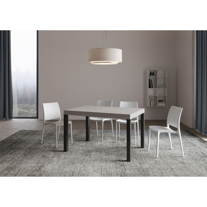 Tavolo allungabile 140/224x80cm Everyday telaio Antracite