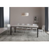 Tavolo allungabile 140/224x80cm Everyday telaio Antracite