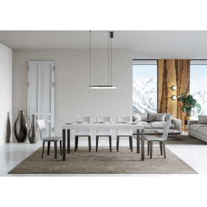 Zoom Tavolo allungabile 160/244x80 cm Everyday telaio Antracite