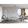 Tavolo allungabile 160/244x80 cm Everyday telaio Antracite