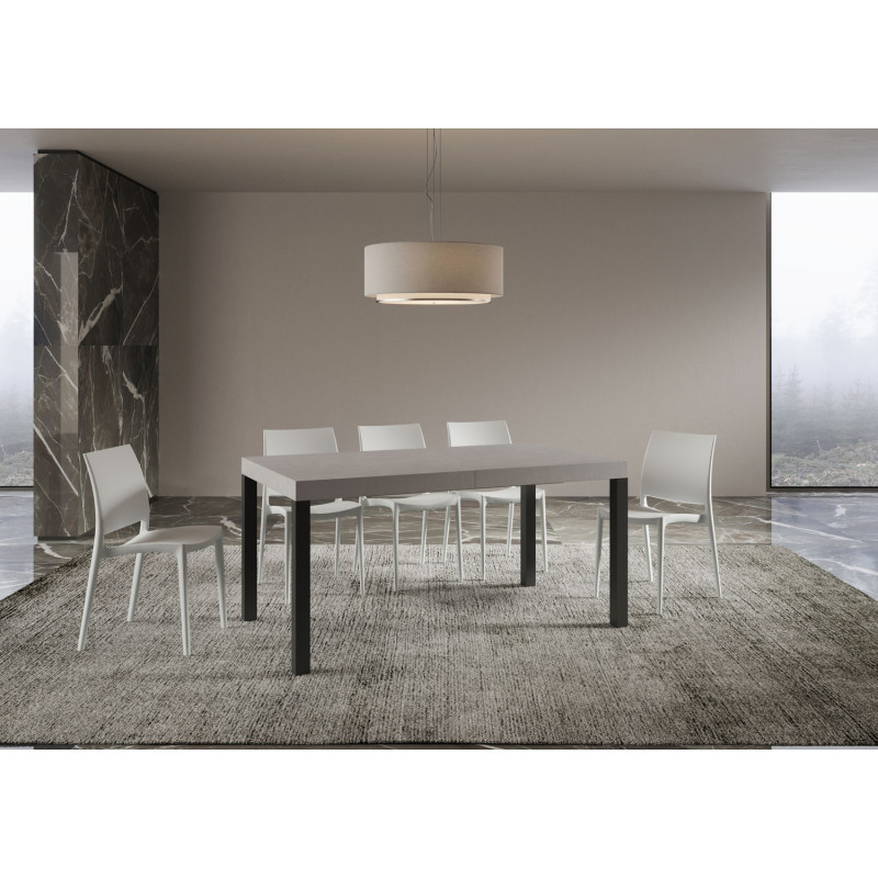 Tavolo allungabile 160/244x80 cm Everyday telaio Antracite