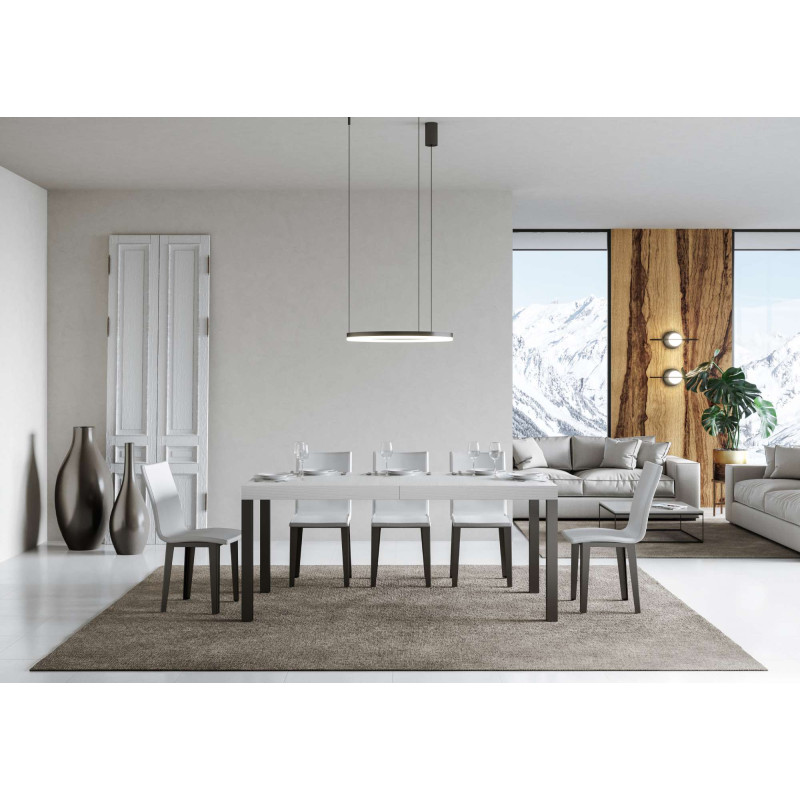 Tavolo allungabile 200/304x90 cm Everyday Premium telaio Antracite