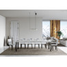 Tavolo allungabile 200/304x90 cm Everyday Premium telaio Antracite