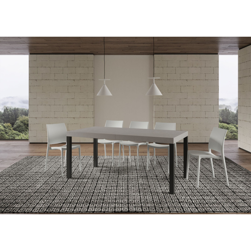 Tavolo allungabile 200/460x90 cm Everyday Premium telaio Antracite