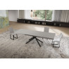 Tavolo allungabile 160/244x80 cm Niket telaio Antracite