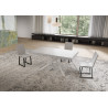 Tavolo allungabile 160/244x80 cm Niket telaio Bianche