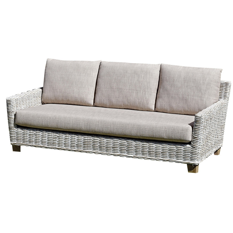 Set Moia Jaipur in grey kubu sbiancato salotto legno esterno