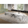 Tavolo allungabile 160/420x90 cm Niket telaio Antracite