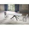 Tavolo allungabile 180/440x90 cm Niket telaio Antracite