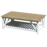 Set Moia Jaipur in grey kubu sbiancato salotto legno esterno
