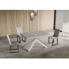 Tavolo allungabile 130/234x90 cm Niket telaio Bianche