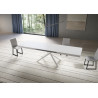 Tavolo allungabile 180/440x90 cm Niket telaio Bianche