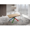 Tavolo fisso 140x90 cm Versalux scortecciato telaio Multicolore 4/B