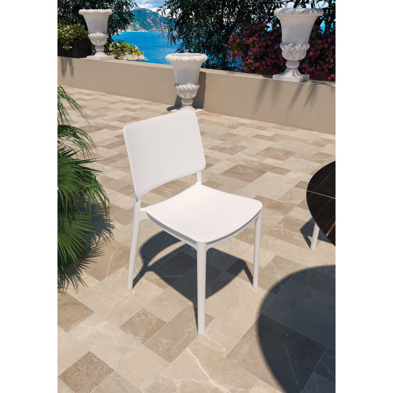 Sedia Giardino Abruzzo Bistrot 49x49x80h cm | 3 Colori