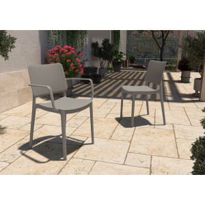 Zoom Poltrona con braccioli Rimini 49x56x80h cm 3 colori