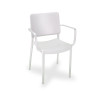 Poltrona con Braccioli Abruzzo 49x56x80h | 3 Colori