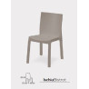 Set 4 sedie Ischia Bistrot 48X50X82 cm