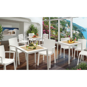 Set 4 sedie Ischia Bistrot 48X50X82 cm