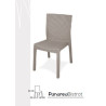 Set 4 sedie Panarea Bistrot 3 colori 48x53x83 cm