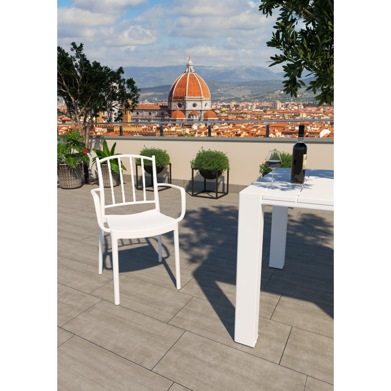 Set 4 sedie Firenze 3 colori 57X51X84,5 cm