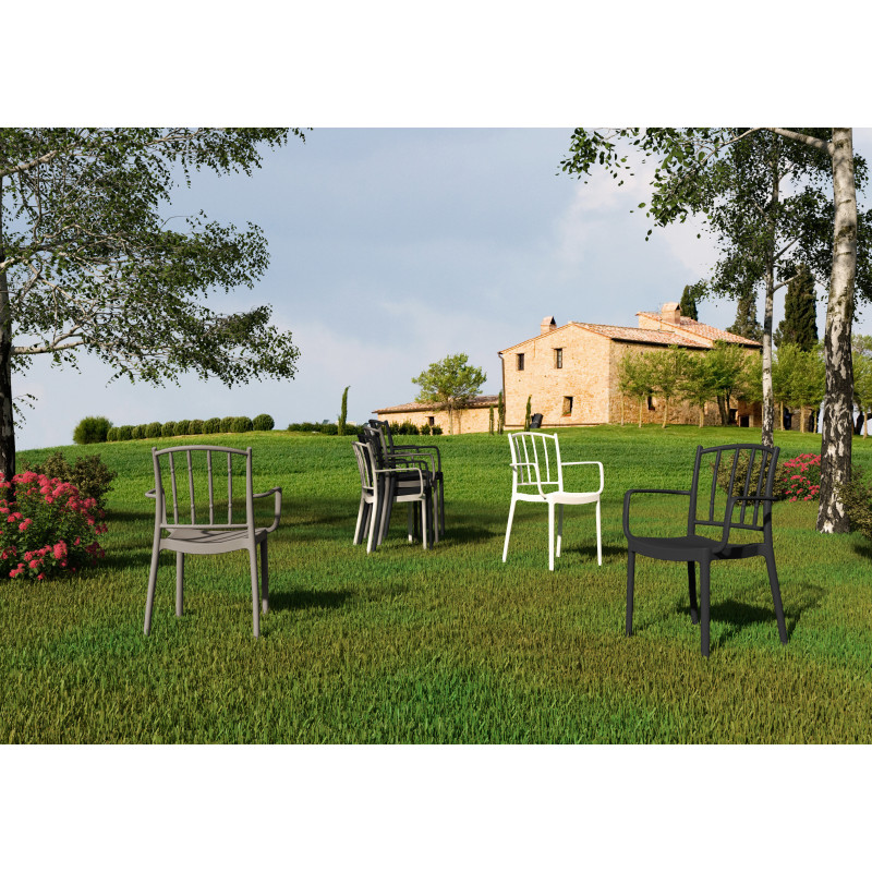Set 4 sedie Firenze 3 colori 57X51X84,5 cm